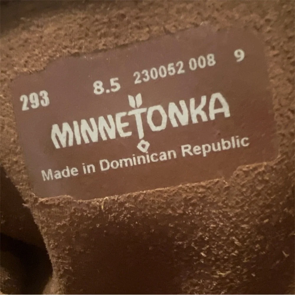 Minnetonka 293 Fringe Ankle Boots Suede 8.5 - Picture 7 of 7